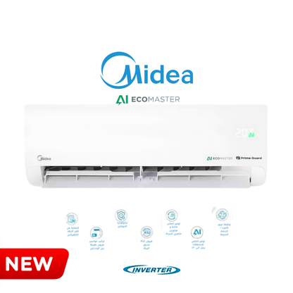 تكييف ميديا ايكو ماستر بارد انفرتر 2.25 ح                               ECO MASTER                         M1SCT-18CRDNF-Q8